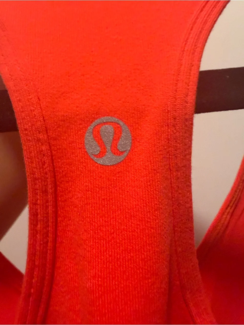 lululemon athletica Women's Racerback Tank in Vibrant Orange - Picture 2 of 3